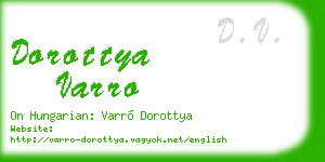 dorottya varro business card