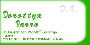 dorottya varro business card